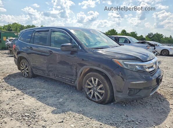 5FNYF5H58KB015185 2019 HONDA PILOT Black Front right