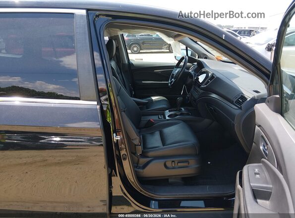 5FNYF5H58KB032827 2019 HONDA PILOT Black წინა სალონის ხედი