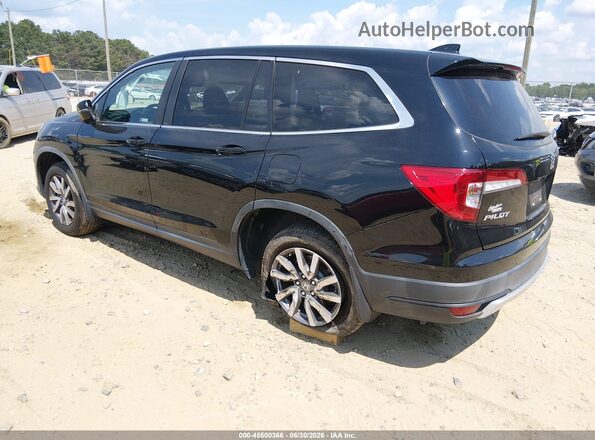 5FNYF5H58KB032827 2019 HONDA PILOT Black უკანა მარცხენა
