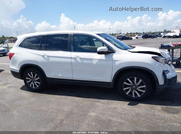5FNYF5H58KB037798 2019 HONDA PILOT Белый Вид щитка приборов