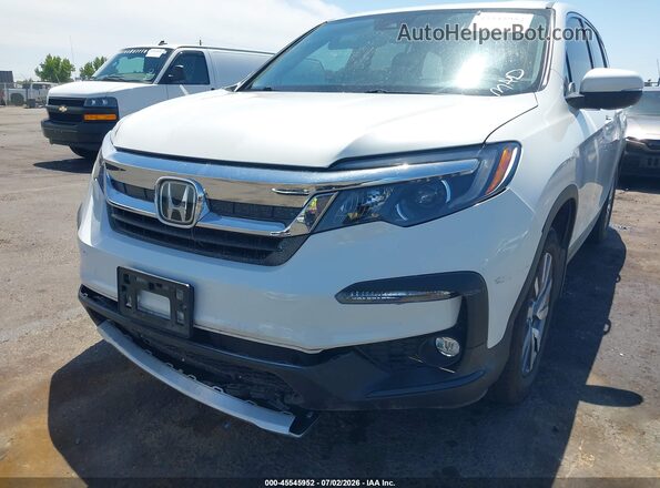 5FNYF5H58NB005454 2022 HONDA PILOT Белый Вид спереди