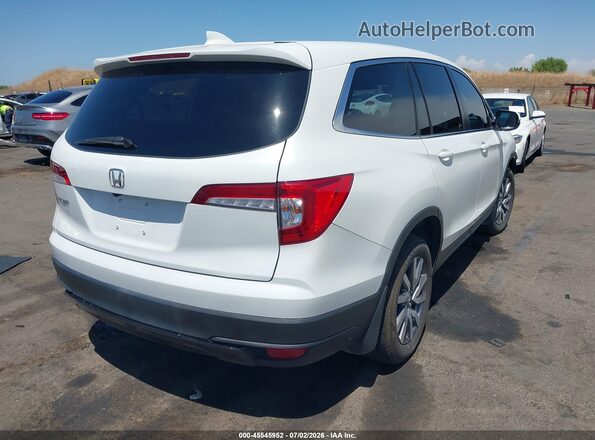 5FNYF5H58NB005454 2022 HONDA PILOT Белый Задняя правая четверть
