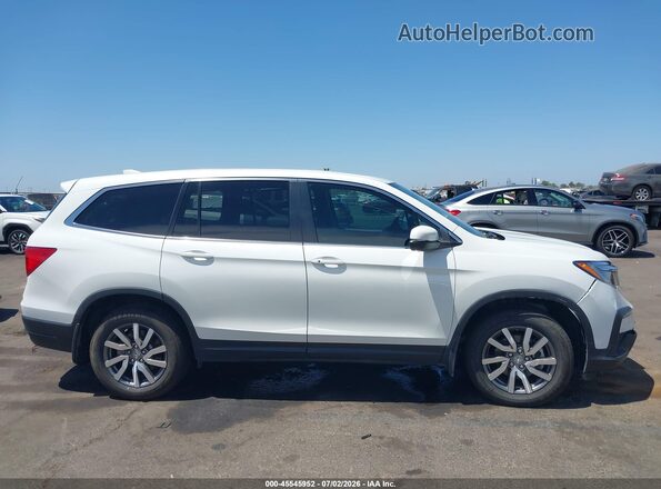 5FNYF5H58NB005454 2022 HONDA PILOT Белый Вид задней части салона