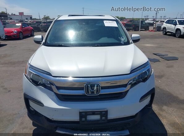 5FNYF5H58NB005454 2022 HONDA PILOT Белый Вид щитка приборов