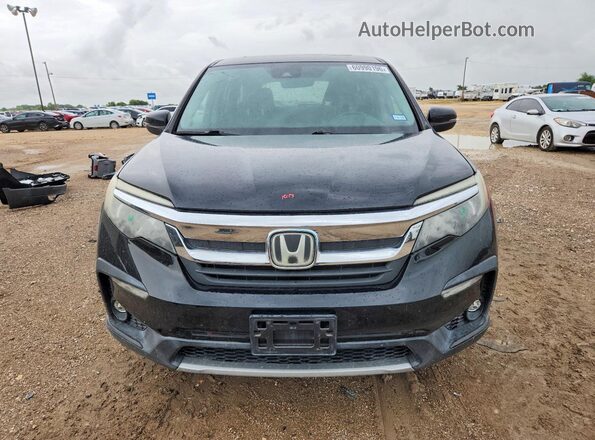 5FNYF5H59KB015292 2019 HONDA PILOT Black Widok z przodu