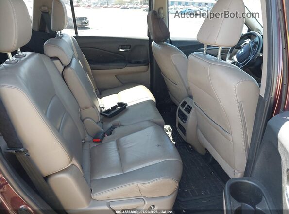 5FNYF5H5XHB039755 2017 HONDA PILOT Burgundy VIN კოდის სტიკერის ხედი