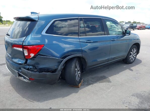 5FNYF5H5XKB027368 2019 HONDA PILOT Light Blue Rear right