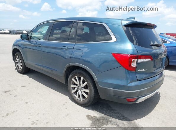 5FNYF5H5XKB027368 2019 HONDA PILOT Light Blue Rear left