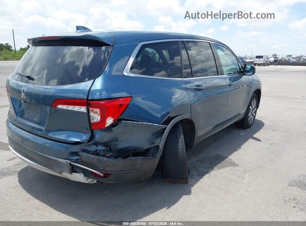 5FNYF5H5XKB027368 2019 HONDA PILOT Light Blue 