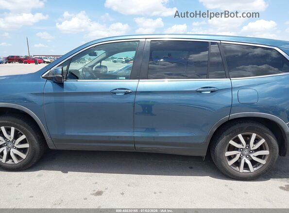 5FNYF5H5XKB027368 2019 HONDA PILOT Light Blue 360 interior view
