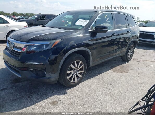 5FNYF5H5XLB010569 2020 HONDA PILOT Black Передня ліва чверть