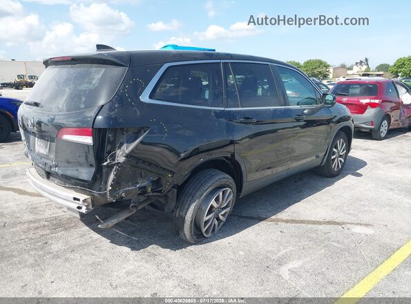 5FNYF5H5XLB010569 2020 HONDA PILOT Black Задня права чверть