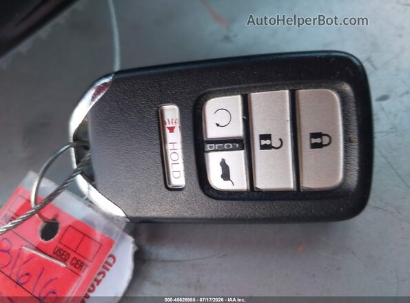 5FNYF5H5XLB010569 2020 HONDA PILOT Black Вид панелі приладів