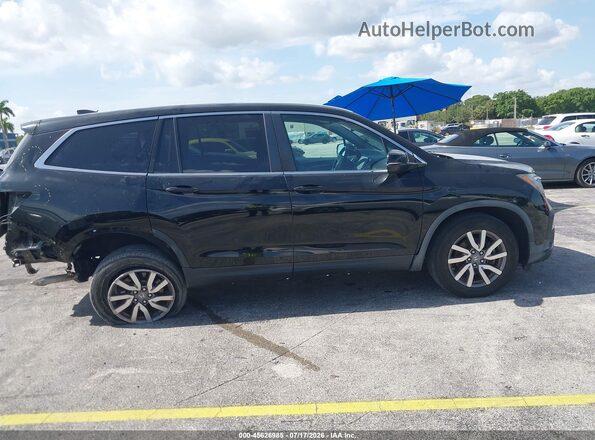 5FNYF5H5XLB010569 2020 HONDA PILOT Black Панорамний вид салону 360°