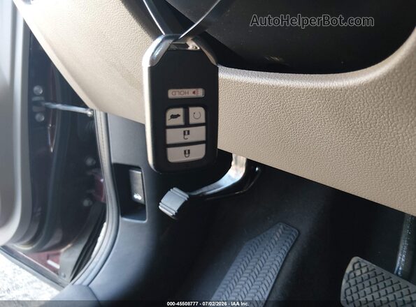 5FNYF5H5XMB017958 2021 HONDA PILOT Burgundy Вид панелі приладів