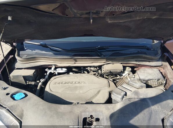 5FNYF5H5XMB017958 2021 HONDA PILOT Burgundy Вид ззаду