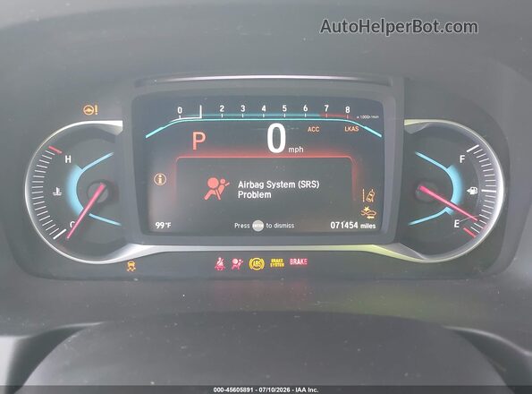 5FNYF5H5XMB041516 2021 HONDA PILOT Белый Вид задних сидений