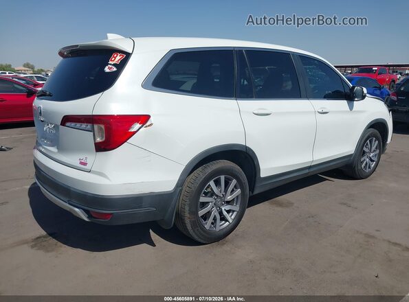 5FNYF5H5XMB041516 2021 HONDA PILOT Белый Задняя правая четверть