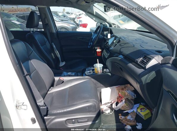 5FNYF5H61KB010113 2019 HONDA PILOT White წინა სალონის ხედი