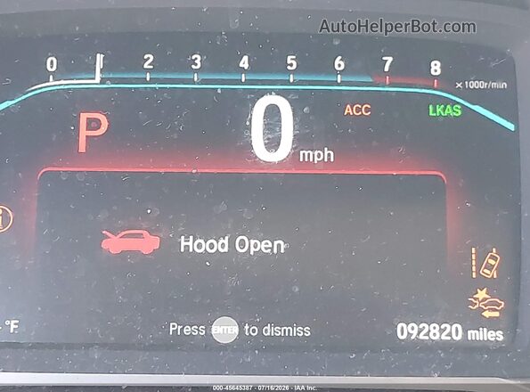 5FNYF5H61KB010113 2019 HONDA PILOT White 