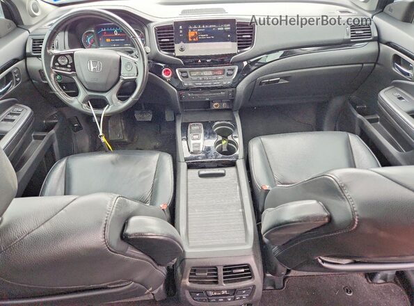 5FNYF5H61KB019877 2019 HONDA PILOT White Vista del salpicadero