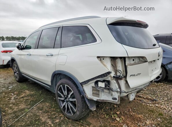 5FNYF5H61KB019877 2019 HONDA PILOT White Trasero izquierdo