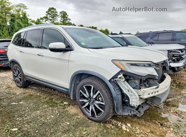 5FNYF5H61KB019877 2019 HONDA PILOT White Delantero derecho