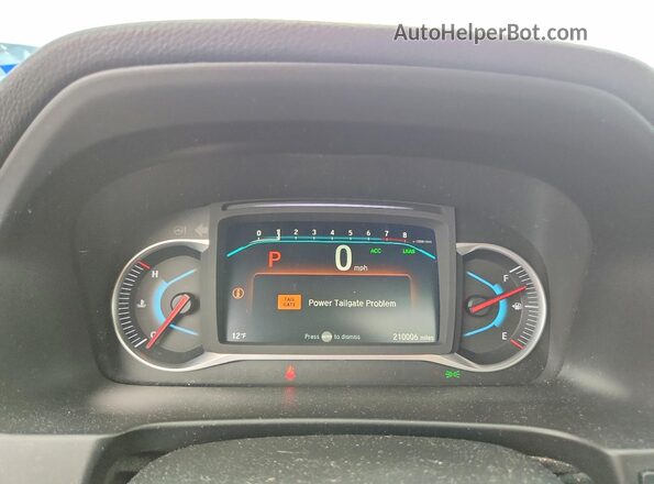 5FNYF5H61KB019877 2019 HONDA PILOT White Vista del cuadro de instrumentos