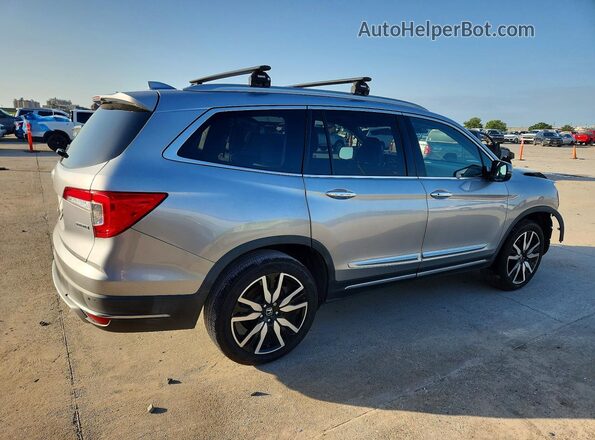 5FNYF5H64KB044384 2019 HONDA PILOT Silver Trasero derecho