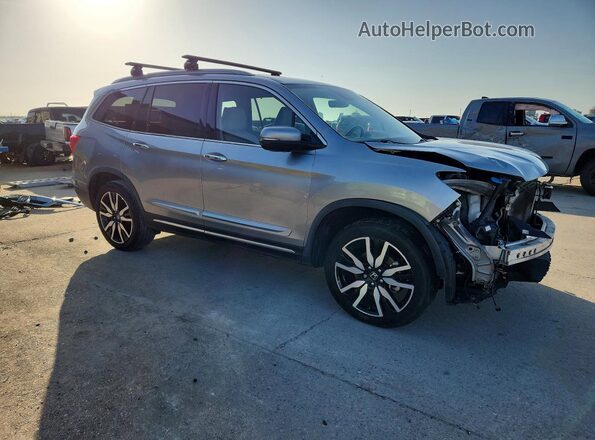 5FNYF5H64KB044384 2019 HONDA PILOT Silver Delantero derecho