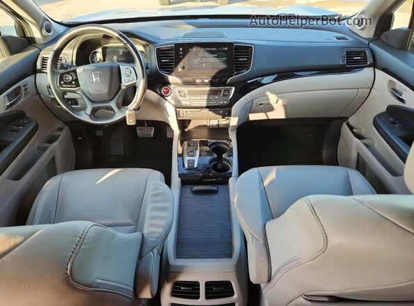 5FNYF5H64KB044384 2019 HONDA PILOT Silver Vista del salpicadero