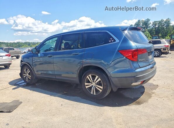 5FNYF5H6XJB005457 2018 HONDA PILOT Blue Rear left