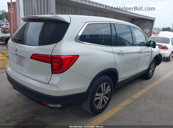 5FNYF5H76HB009864 2017 HONDA PILOT White Trasero derecho