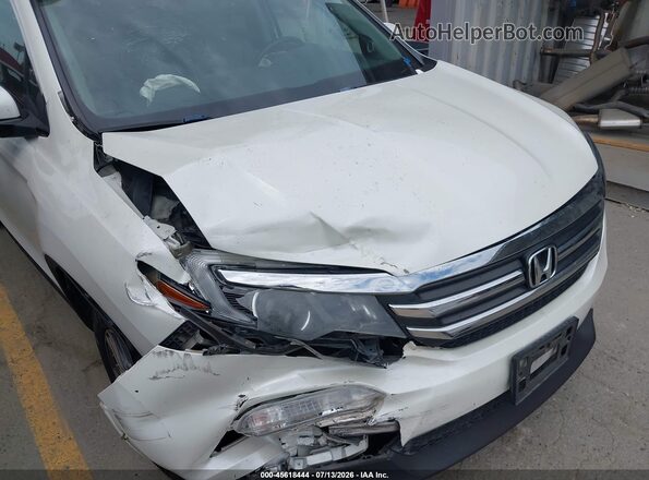 5FNYF5H76HB009864 2017 HONDA PILOT White Vista interior trasera