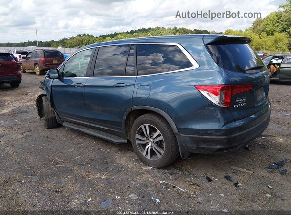 5FNYF5H80JB010863 2018 HONDA PILOT Blue Հետևի ձախ