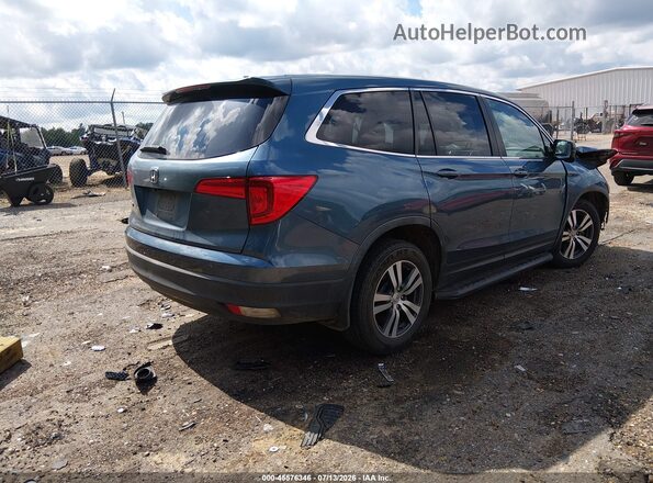 5FNYF5H80JB010863 2018 HONDA PILOT Blue Հետևի աջ