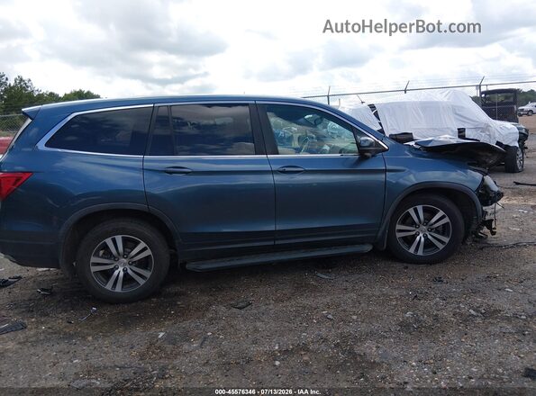 5FNYF5H80JB010863 2018 HONDA PILOT Blue Սալոնի հետևի տեսք