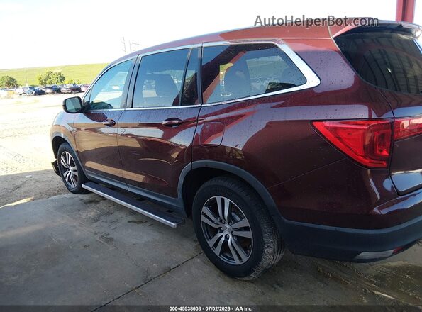 5FNYF5H82JB012226 2018 HONDA PILOT Красный Панорамный вид салона 360°