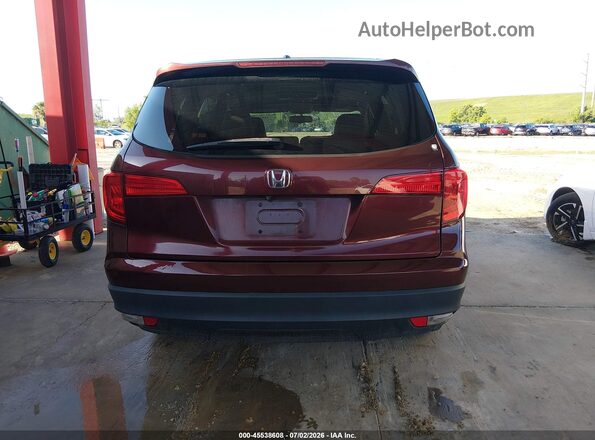 5FNYF5H82JB012226 2018 HONDA PILOT Красный 