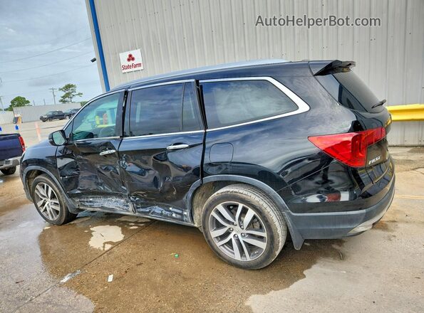5FNYF5H90JB009558 2018 HONDA PILOT Black Rear left