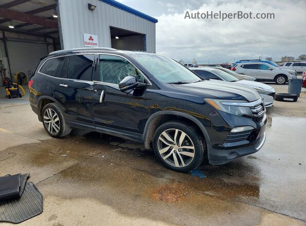 5FNYF5H90JB009558 2018 HONDA PILOT Black Front right