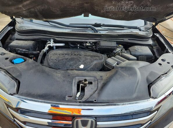 5FNYF5H90JB009558 2018 HONDA PILOT Black Engine compartment view