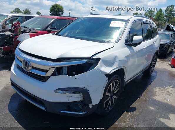 5FNYF5H90KB038978 2019 HONDA PILOT Белый Передняя левая четверть