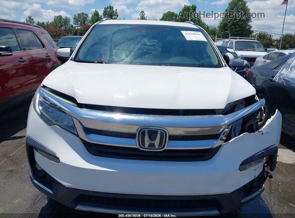 5FNYF5H90KB038978 2019 HONDA PILOT Белый Вид щитка приборов