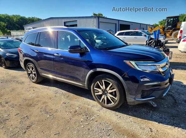 5FNYF5H90KB043646 2019 HONDA PILOT Blue Front right