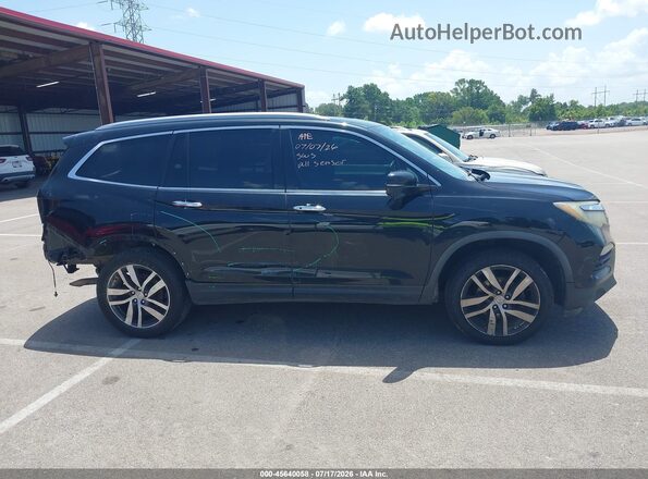5FNYF5H91HB037119 2017 HONDA PILOT Black Widok wnętrza z tyłu