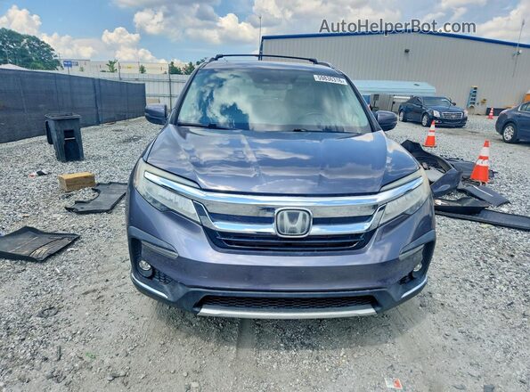 5FNYF5H91KB022658 2019 HONDA PILOT Gray Front view
