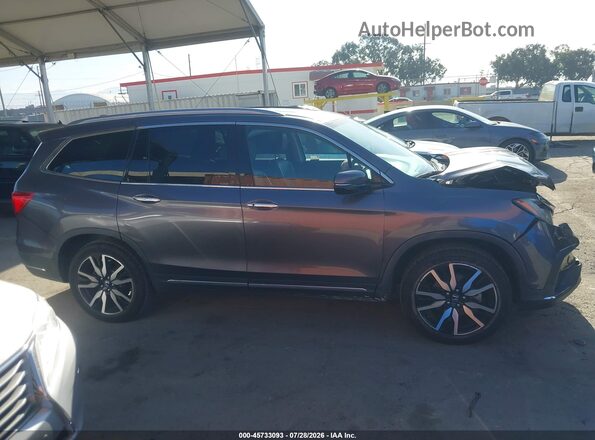 5FNYF5H91LB005599 2020 HONDA PILOT Gray უკანა სალონის ხედი