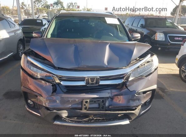 5FNYF5H91LB005599 2020 HONDA PILOT Gray ხელსაწყოთა პანელის ხედი