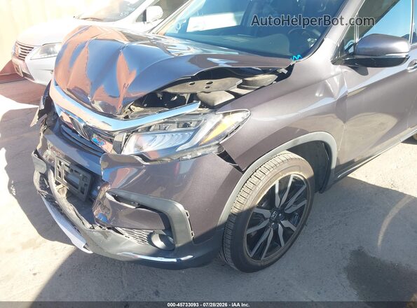 5FNYF5H91LB005599 2020 HONDA PILOT Gray წინა ხედი